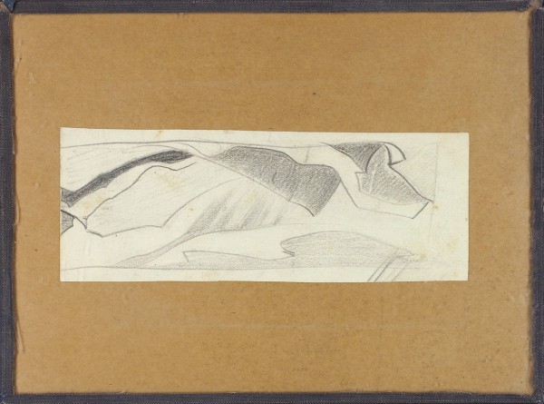 Рерих Николай Константинович (1874-1947) «Горы». 1930-е. Бумага, графитный карандаш, 5,5 х 14,7 см.