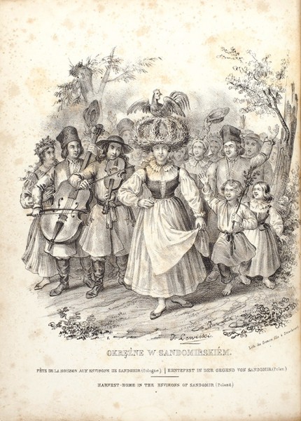 Зенкович, Л. Костюмы народа Польши [Les Costumes de la Peuple Polonais]. Париж, 1841.