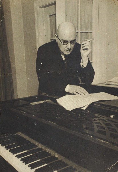 Фотография композитора Юрия Шапорина. [1930-е гг.].