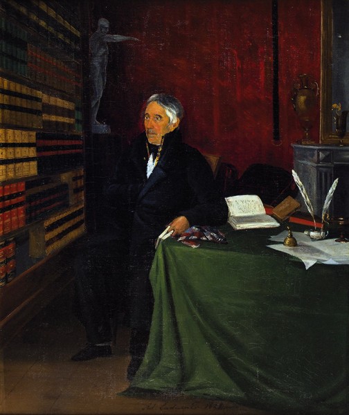 Ладюрнер (Ladurner) Адольф Игнатьевич (1799—1855) «Портрет неизвестного». 1824. Холст, масло, 58 х 49 см.