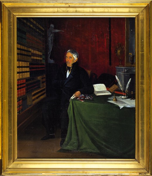Ладюрнер (Ladurner) Адольф Игнатьевич (1799—1855) «Портрет неизвестного». 1824. Холст, масло, 58 х 49 см.