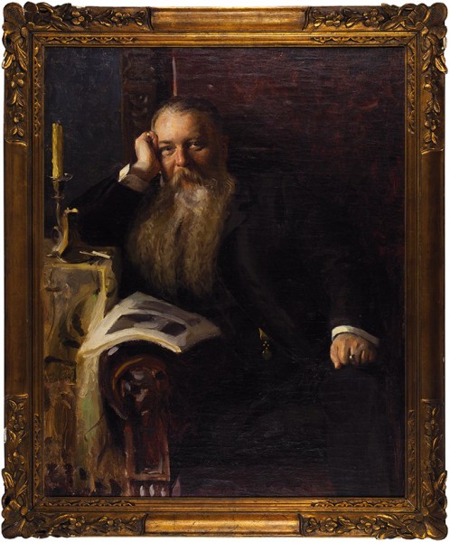 Беккер Николай Николаевич (1877—1962) «Портрет барона Э.Ю. Нольде». 1905. Холст, масло, 92 х 72 см.