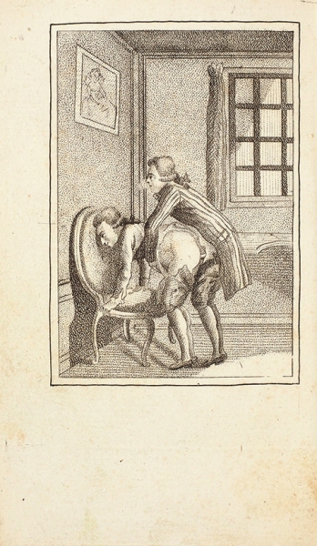 [Похабные картинки] [Аретино, П.] Странствующая блудница, или разговор Мадлен и Жюли. [La putain errante, ou dialogue de Madelaine et Julie. На фр. яз.] Б.м., 1791.