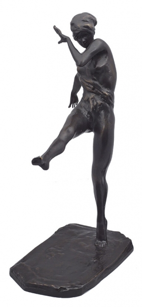 Трубецкой (Troubetzkoy) Паоло (1866–1938) «Балерина. Леди Констанция Стюарт Ричардсон». Отливка итальянской мастерской середины ХХ века по модели 1915 года. Бронза, литье, чеканка, 36 х 19,5 х 12,5 см.