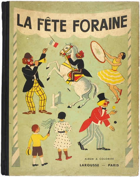 Фейерверк / ил. худ. Ю. Черкесова. [La fête foraine: Album à сolorier / compositions de G.Tcherkessof. На фр. яз.]. Париж: Книжный магазин «Larousse», [1934].