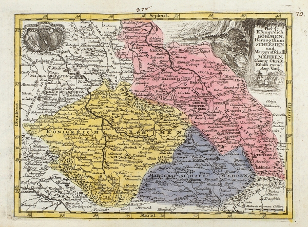 Комплект из 17 планов и карт, относящихся до Семилетней войны. «Кампания 1758 года». Сер. XVIII в.