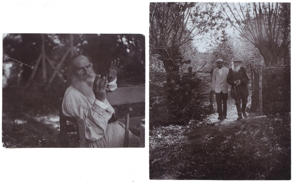 Пять фотографий Льва Толстого.