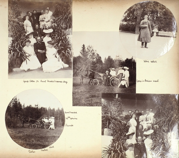 Альбом оригинальных фотографий, рисунков и акварелей английского посла в Санкт-Петербурге сэра Чарльза Стюарта Скотта. 1900-1904.