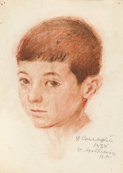 Стеллецкий, Д.С. Портрет мальчика [Николай Карюк]. [Рисунок]. St. Apollinario [Франция], 1938.