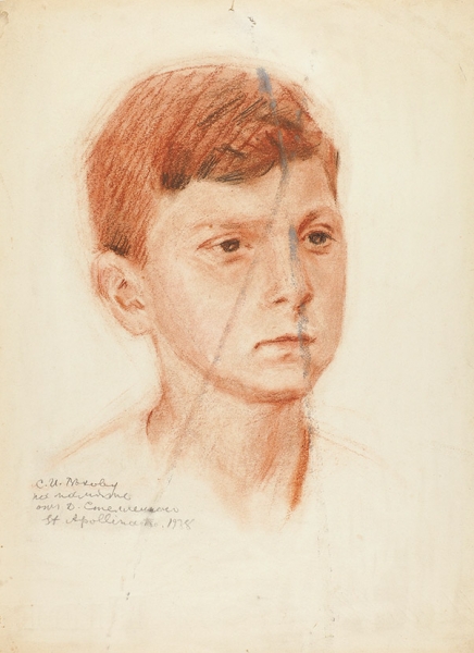 Стеллецкий, Д.С. Портрет мальчика [С.И. Вехов]. [Рисунок]. St. Apollinario [Франция], 1938.