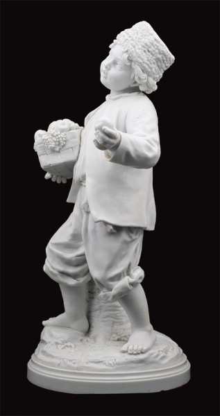 Фигура «Малоросс». Россия, Санкт-Петербург, ИФЗ, автор модели А.К. Шпис. 1866. Фарфор. Высота 40 см.
