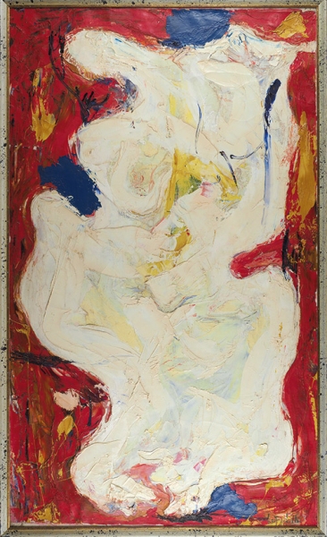 Зубарев Владислав Константинович (1937–2013) «Даная». 1971. Холст, масло, 134x80 см.