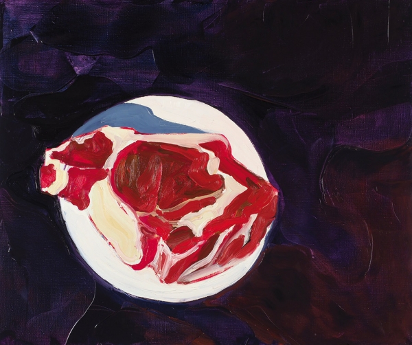 Костарева Мария. «Marble of Meat». Холст, масло. 60x50 см.