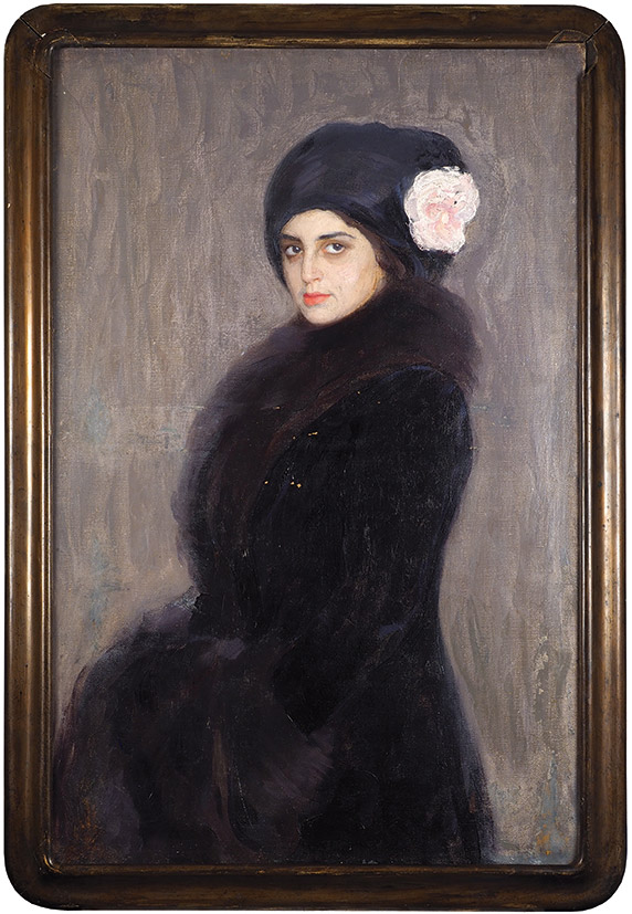 Сорин Савелий Абрамович (1878–1953) «Портрет дамы в меховом ... | Аукционы  | Аукционный дом «Литфонд»