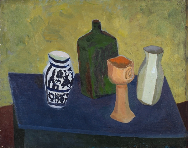 Вернер Глеб Владимирович (1913–1989) «Натюрморт с вазами». 1976. Холст, масло, 65,5x82 см.