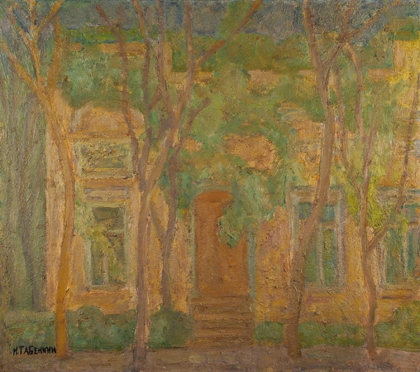 Табенкин Илья Львович (1914–1988) «Старый Арбат». 1970-е. Холст, масло, 65x73 см.