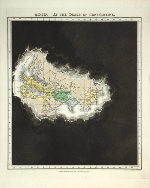 [От Римской империи до Империи монголов] Семь исторических карт Евразии. VI в. до н.э. — XIII в. / Engraved by Sid. [На англ. яз.]. Лондон: Seeley & Burnside, 1828.