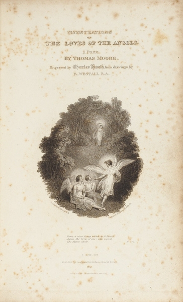 Мор, Т. Любовь ангелов. Поэма. [Moore, T. The loves of the angels. На англ. яз.]. 4-е изд. Лондон: Printed for Longman, Hurst, Rees, Orme and Brown, 1823.