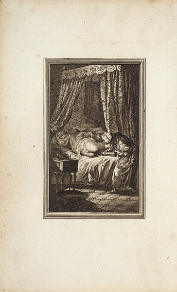 [18+] Сюита из 16 эротических гравюр французского художника Шарля Эйзена, выполненных им в 1762 году в качестве иллюстраций к басням Лафонтена. [Амстердам, 1762].
